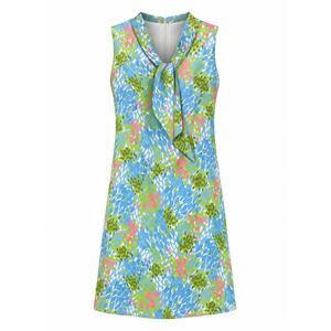 Vintage Mr. Winn California by Teddi 1960's Sleeveless Lined Shift Floral Dress